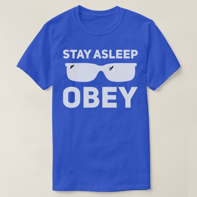 Bleibe der Schläfengehorchen T-Shirt (Design vorne)