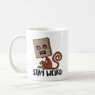 Bleibe der verrückten Affe Kaffeetasse