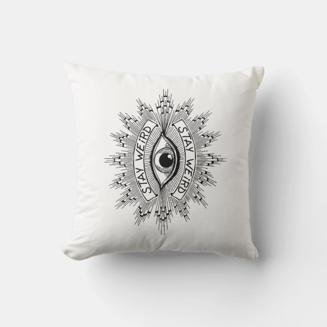 Bleibe des schrägen Kissen (Vorderseite)