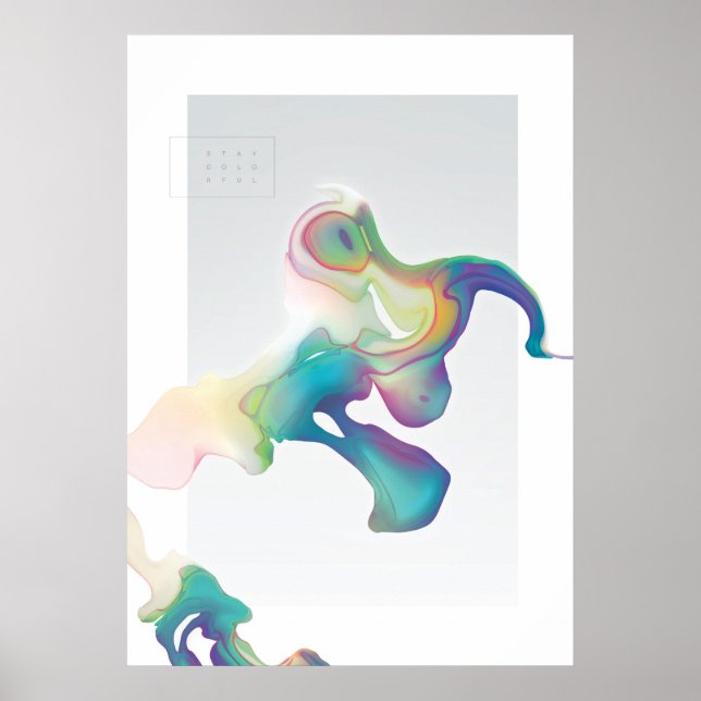 Bleibe farbig poster (Vorne)
