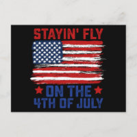 Bleibe Fliege am 4. Juli Amerikanische Flagge USA