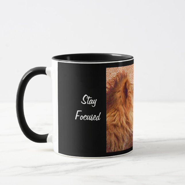 Bleibe Focused_ Tasse (Links)