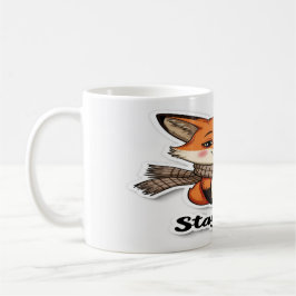 Bleibe Foxy - spielerisches und sicheres Angebotsd Kaffeetasse