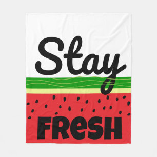 Bleibe Fresh Watermelon Fleece Blanket