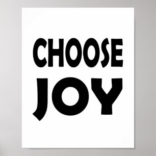 Bleibe Freude   Inspirationsstimmung Poster