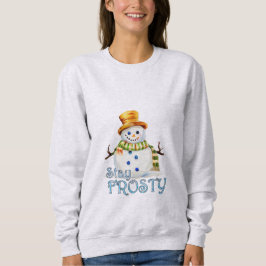 Bleibe Frosty Snowman Sweatshirt