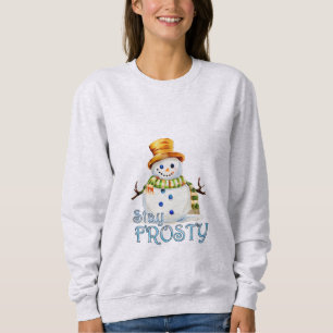 Bleibe Frosty Snowman Sweatshirt