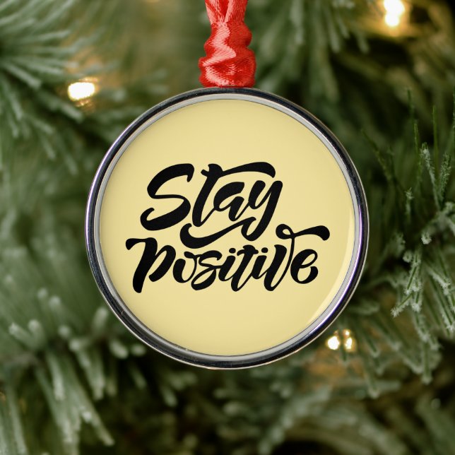 Bleibe Gelb Ornament Aus Metall (Baum)