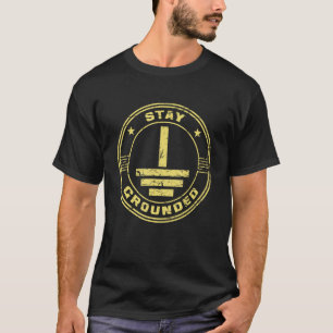 Bleibe gemahlen - elektrische Drahtarbeiten T-Shirt