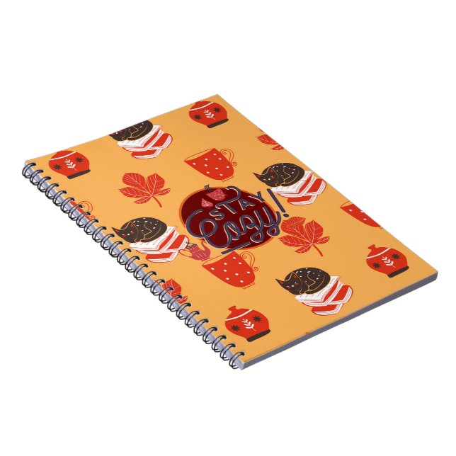 Bleibe gemütlich in diesem Herbst mit dieser Folka Notizblock (Rechte Seite)