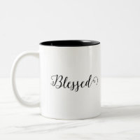 Bleibe gesegnet, trinken Kaffee Einfaches Design
