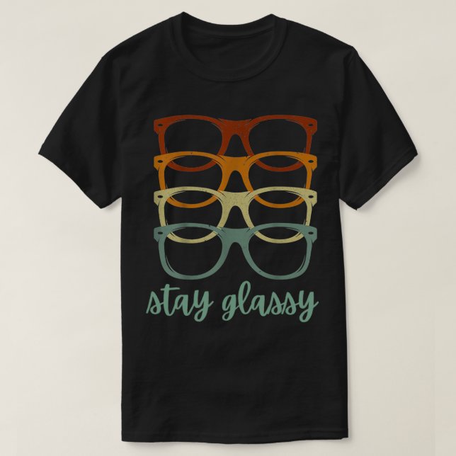 Bleibe Glassy T-Shirt (Design vorne)