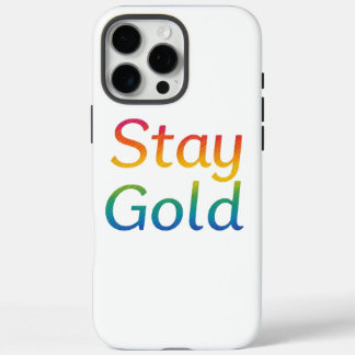 Bleibe Gold iPhone Cover