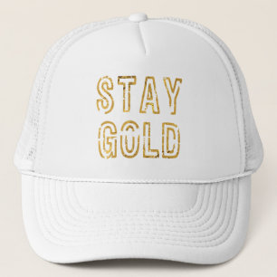 Bleibe Gold Truckerkappe