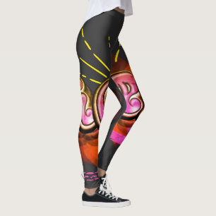 Bleibe Graffiti HOPE Graphic Leggings