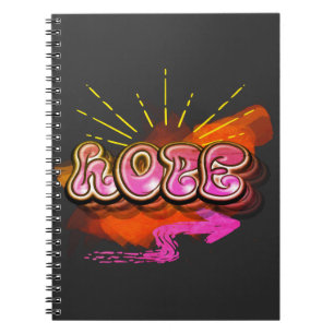 Bleibe Graffiti HOPE Graphic Notizblock