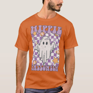 Bleibe Groovy Spooky Hippie Halloween Ghoul Gang H T-Shirt