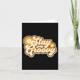 Bleibe Groovy Sticker Karte