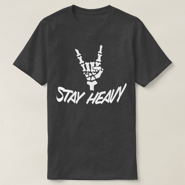 Bleibe Heavy T-Shirt (Design vorne)