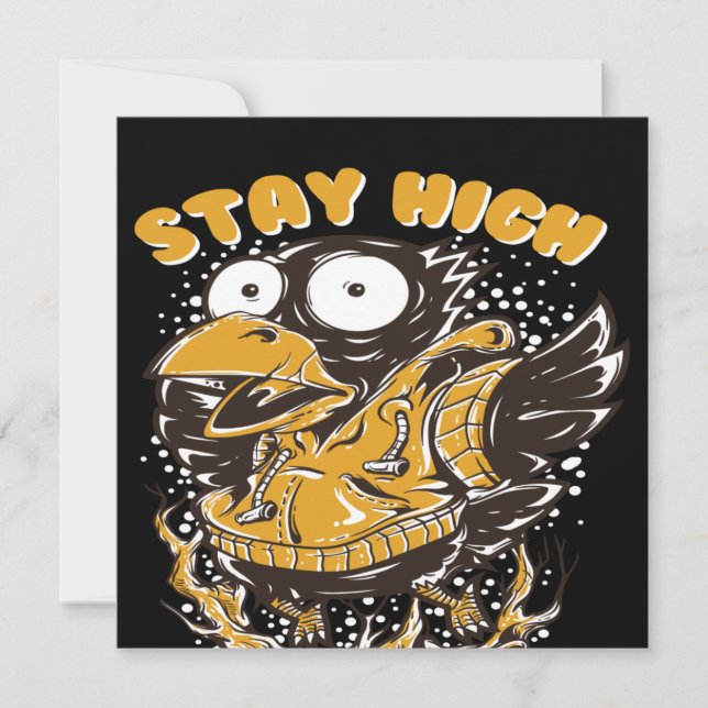 bleibe hoch einladung (Vorderseite)