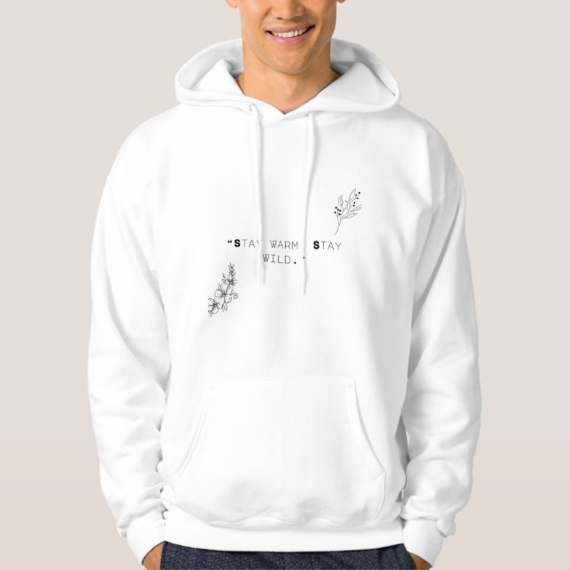 bleibe hoodie (Vorderseite)
