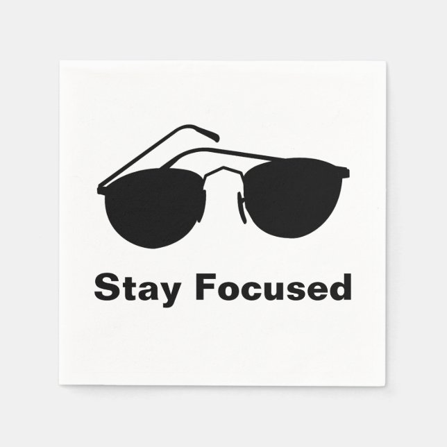 Bleibe im Jahr 2026 Serviette (Vorderseite)