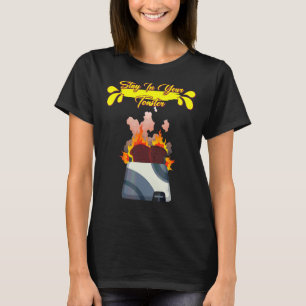 Bleibe in Ihrem Toaster Spaß Graphic T-Shirt