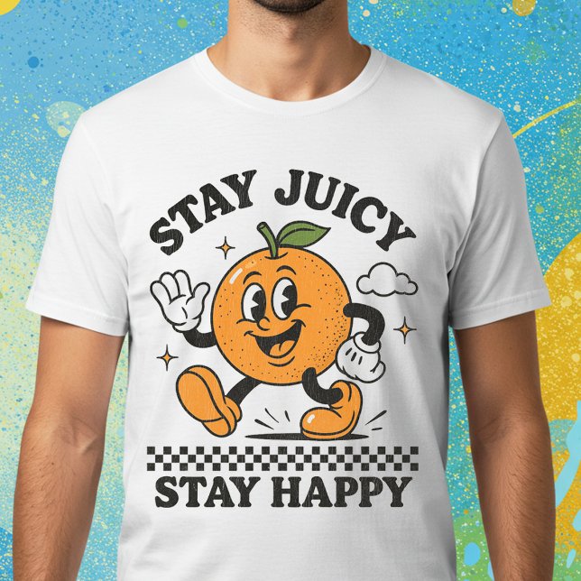 Bleibe Juice Bleibe Happy T-Shirt (Von Creator hochgeladen)