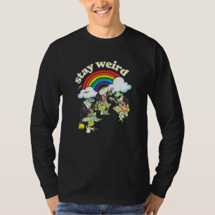 Bleibe komisch! Niedlich Frogs Guitar Banjo & Rain T-Shirt