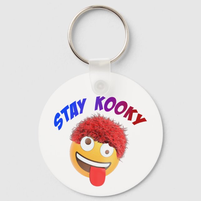 Bleibe Kooky Schlüsselanhänger (Vorderseite)