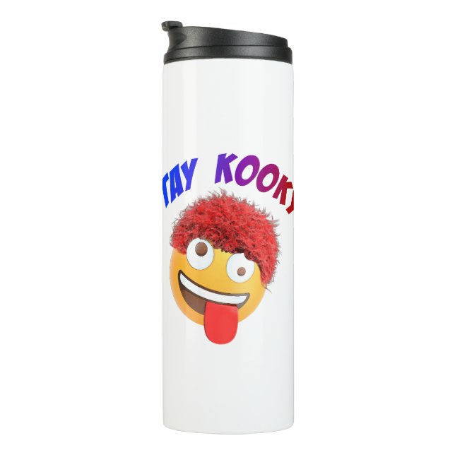 Bleibe Kooky Thermosbecher (Nach rechts gedreht)