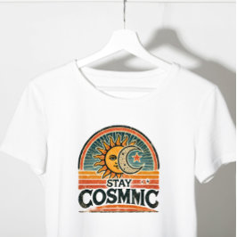 bleibe kosmischer T - Shirt