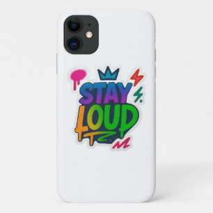 Bleibe Loud Graffiti Neon Artwork Case-Mate iPhone Hülle