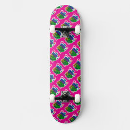Bleibe Loud Graffiti Neon Artwork Skateboard