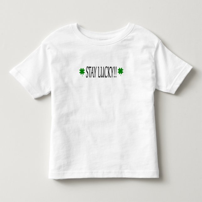 BLEIBE LUCKY! KLEINKIND T-SHIRT (Vorderseite)