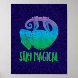 Bleibe Magical Levitating Chameleon Poster