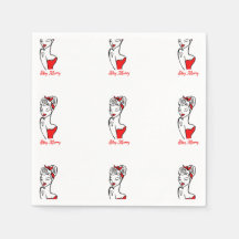 Bleibe Merry Paper Napkins