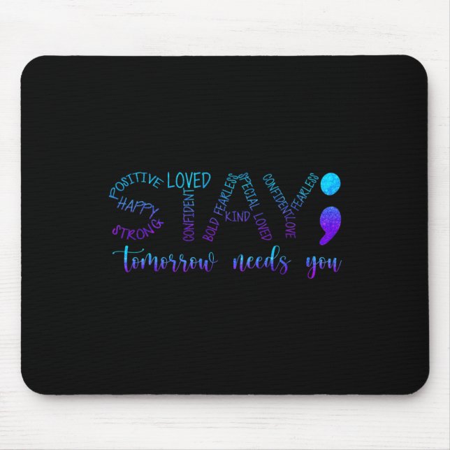 Bleibe Morgen braucht 1 Mousepad (Vorne)