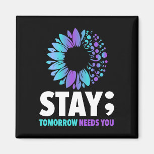 Bleibe Morgen braucht psychische Gesundheit Magnet