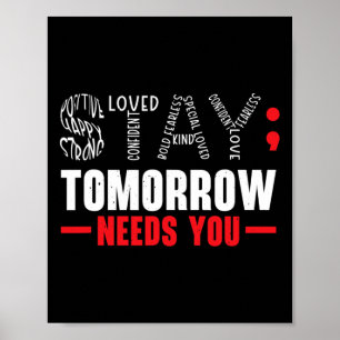 Bleibe Morgen braucht psychische Gesundheit Poster
