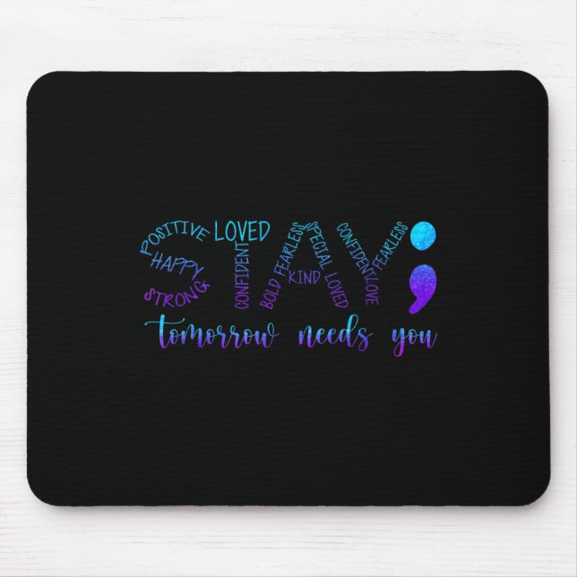 Bleibe Morgen braucht Sie Mousepad (Vorne)