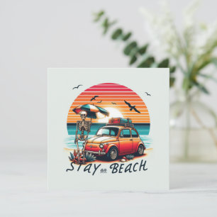 Bleibe On Beach - Retro Vibes - Skelett