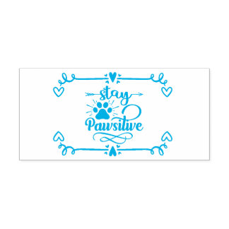 Bleibe Pawsitive Begleiter Lover Permastempel