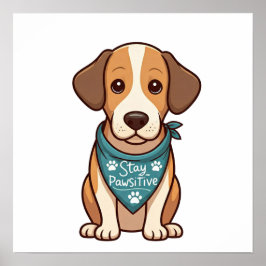 Bleibe Pawsitive Poster