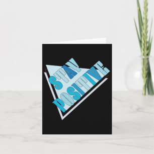 Bleibe Positiv #1218 Sticker Karte