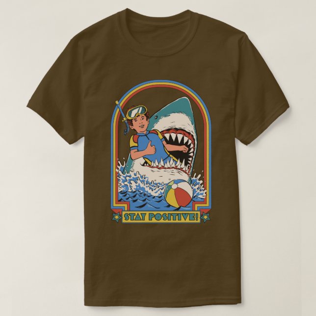 Bleibe Positiv 1 T-Shirt (Design vorne)
