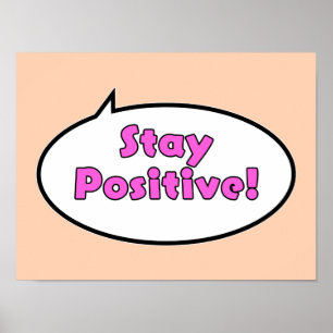 Bleibe positiv! poster