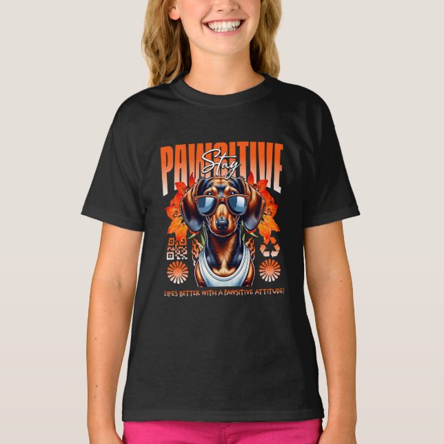 bleibe positiv T-Shirt (Vorderseite)
