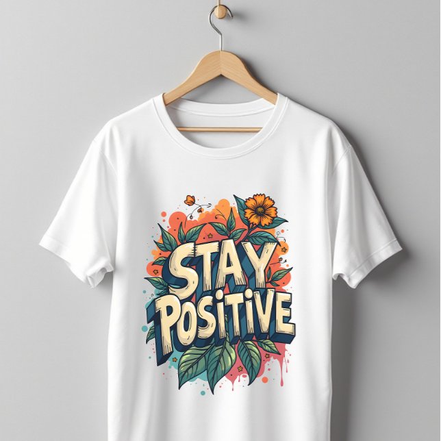 Bleibe positiv Tri-Blend shirt (Von Creator hochgeladen)