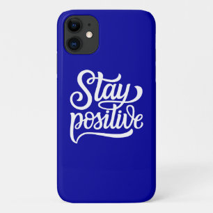 Bleibe Positives Blau Case-Mate iPhone Hülle